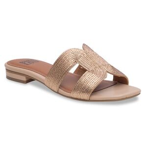 Bibi Lou Hansel Gold Slide Sandals – EU 41 (US 10)